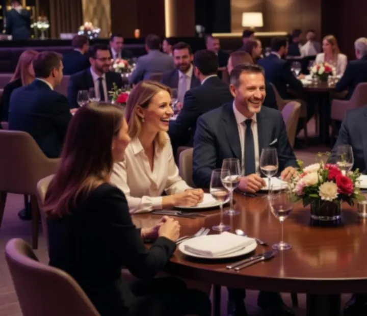 Elegáns céges rendezvény est a Meeting Pooint 24 étteremben